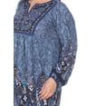 thumbnail image 4 of White Mark Women's Plus Size Apolline Embroidered Sweater Dress, 4 of 4