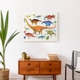 thumbnail image 4 of Creative Products Dino World 24 x 20 Canvas Wall Art, 4 of 5