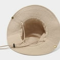 thumbnail image 5 of Unisex Western Cowboy Sun Hat - Wide Brim Fisherman Cap for Hiking & Camping, 5 of 7