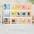 thumbnail image 5 of Wooden Puzzle Board for Toddlers Early Education Matching Game Fruits Animals Professions Montessori Learning Toy Fine Motor Skills Activity(B), 5 of 6