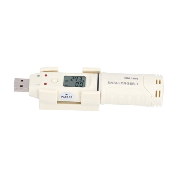 Enregistreur de Température, Enregistreur de Température et d'Humidité Intelligent à Faible Consommation d'Énergie BENETECH Haute Précision pour l'Intérieur pour la Maison pour le Bureau