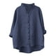 thumbnail image 1 of Vestidos Casuales Para Mujer, Blusas De Mujer De Moda Moda de verano para mujer, cuello en V, ocio, manga tres cuartos, color liso, 1 of 6