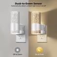 thumbnail image 4 of LED Night Light, 2 Pack 3000K Dimmable Night Lights Plug into Wall, Auto Dusk to Dawn Sensor Night Lights for Hallway Bedroom Stairway, 4 of 6
