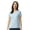 Light-Blue, variant on Gildan Women's Short Sleeve T-Shirt 100% Cotton Classic Fit Crew Neck Solid Color Tee (White, L)