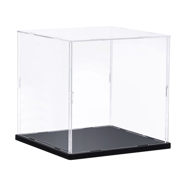 Uxcell Clear Acrylic Plastic Storage Box Square Display Case with