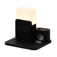 thumbnail image 2 of iPhone 3 in 1 Fast 15W Wireless Charger with Dual Alarm Clock and Night Light, Wireless Charging Station,Charging Dock for iPhone 12/13/14 Pro/13 Mini/13 Pro Max/12 pro, Samsung, AirPods, 2 of 5
