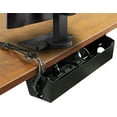 thumbnail image 3 of POCHAR 16-inch Under Desk Cable Management Tray - Cord Basket Under Desk with Cable Management Accessories - Under Table Cable Management Tray for Home, Office, and School (Model DR3, Black), 3 of 9
