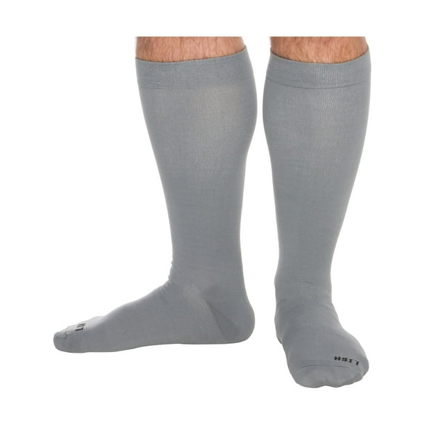 LISH LISH Men Wide Calf Plus Size 1525mmHg Knee High Compression