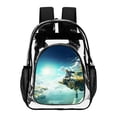 thumbnail image 1 of The Legend Of Zelda Transparent Backpack Schoolbag Shoulders Satchel Daily Student Bookbag Large Capacity Clear Through Daypack, 1 of 7