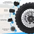 thumbnail image 3 of 10 Inch Tire Rim Assembly, 190mm Brake Rotor Rear Wheel Rim Assembly  for 50-110ml Dirt Pit Bike, 3 of 7