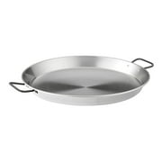 La Paella 18 Pata Negra Restaurant Grade Paella Pan, Large, Silver