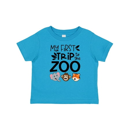 

Inktastic My First Trip to the Zoo Cute Animals Gift Baby Boy or Baby Girl T-Shirt