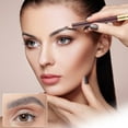 thumbnail image 3 of Eyebrow Pencil Double Headed, Long Lasting Eyebrow Pencil, Waterproof Smudge Proof Eyebrow Definer with Built-In Brush, Easy Application Perfectly Defined Natural Look, 3 of 9