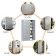 thumbnail image 5 of Aobabo 18 Doors Metal Storage Locker for Employees, Storage Locker for School Office Gym Bedroom, Industrial Steel Storage Locker, Gray, Assembly Required, 5 of 7