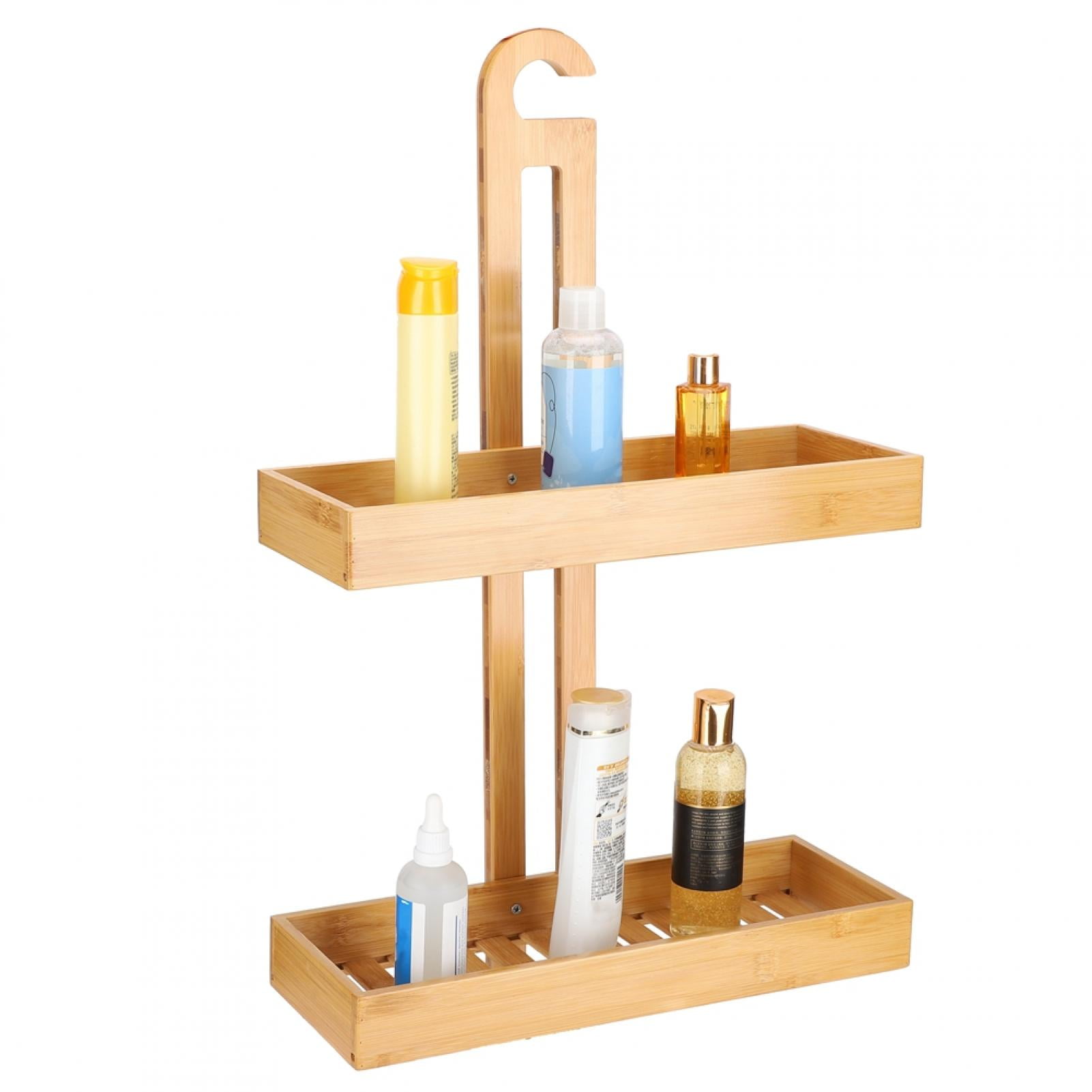 Delaman Bathroom Shelf Organizer with 2 Shelves, Hanging Shower Shelves
