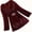 Wine-01, variant on HTNBO Winter Coats for Women Fashion Faux Fur Warm Jacket Long Sleeve Casual Fleece Collar Elastic Waist Overcoat