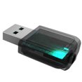 thumbnail image 1 of USB Bluetooth 5.0 Adaptador de audio Auriculares Altavoz Audio Mini transmisor inalámbrico Receptor, Negro Inevent EL5382-02B, 1 of 7