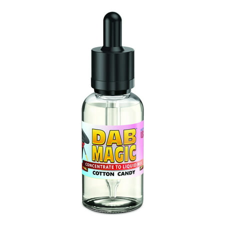The Vape Co. DAB Magic Concentrate to Liquid Mix (Cotton Candy Flavor, (Best Vape Cotton For Flavor)