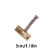 thumbnail image 3 of Cateissary Sillines de puente para bajo, piezas de repuesto para guitarra profesional resistentes al desgaste, accesorios para instrumentos de Artesanía 3cm, 3 of 6