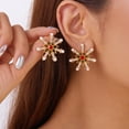 thumbnail image 2 of Christmas Snowflake Earrings High End Accessories for Daily for Christmas for Inspirational Present, 2 of 7