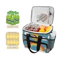 thumbnail image 2 of FORMRS Insulated Cooler Bag 24 Cans Capacity Soft Leakproof Lunch Box with Side Pockets, Rainbow with Stars, 2 of 7