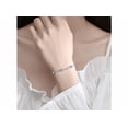 thumbnail image 3 of 2pz Pulseras Brazaletes Forma Corazón Para Mujeres Plata Xtellar color plateado, 3 of 4