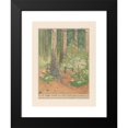 thumbnail image 2 of Willem Wenckebach 14x18 Black Modern Framed Museum Art Print Titled - Forest with Decorated and Illuminated Christmas Trees (1898), 2 of 5