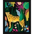 thumbnail image 2 of June Erica Vess 15x18 Black Modern Wood Framed Wall Art Titled - Cheetah Kingdom III, 2 of 6
