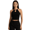 thumbnail image 1 of Blusas Mujer Casual Unitalla Camiseta Dama Blusa Crop Top Strec, 1 of 8