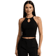 thumbnail image 1 of Blusas Mujer Casual Unitalla Camiseta Dama Blusa Crop Top Strec, 1 of 8