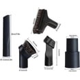 thumbnail image 5 of Accesorios para accesorios de aspiradora de 32 mm, juego de limpieza al vacío, boquilla de cepillo, herramienta para rincones con adaptador de manguera de 35 mm a 32 mm, 5 piezas, 5 of 5