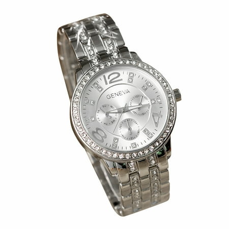 Watches for Women on Sale Clearance! Women Fashion Stainless Steel Band Analog Quartz Round Wrist Watch Watches, Ideal Birthday Christmas Valentine's Day Gift
