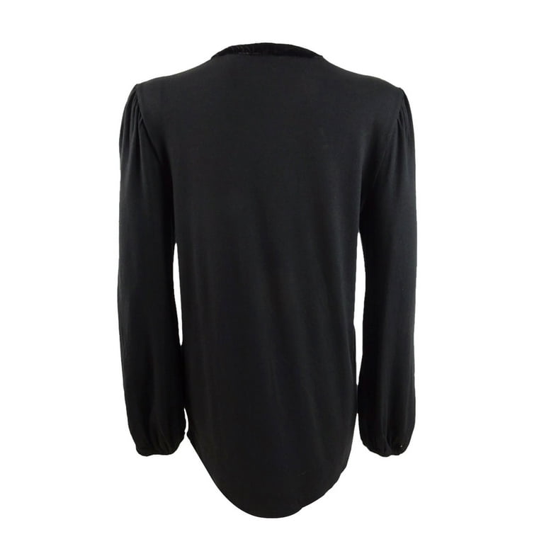 Ralph lauren black blouse sale