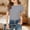 Light Gray, variant on Girls Summer Slim Fit Ribbed Knit Crew Neck Short Sleeve Tee Top Basic Casual Wear For Kids Short Sleeve Shirt for Girls Tees Kids Tshirts Clothes Summer Tops T-Shirt