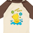 thumbnail image 4 of Inktastic Quack Quack Cute Duckling with Flowers Boys or Girls Long Sleeve Baby Bodysuit, 4 of 5