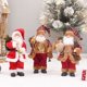 thumbnail image 5 of Decoración navideña 2023 para el hogar Adornos para fiestas navideñas Adornos navideños Muñeco de Papá Noel con bolsas de regalo, 5 of 5