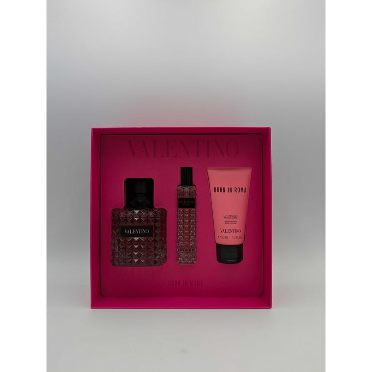 Valentino Born in Roma 3 Piece Gift Set for Women (3.0 OZ Eau De