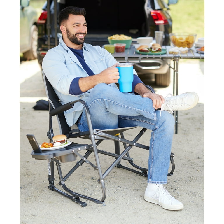 GCI Outdoor Freestyle Rocker XL, Oversized Folding Rocking