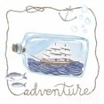 thumbnail image 2 of Ship in a Bottle Adventure Poster Print by Sara Zieve Miller (24 x 24), 2 of 2