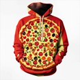 thumbnail image 3 of Sudadera con capucha con gráfico de pizza de pepperoni para hombre, sudadera con estampado 3D de comida, sudadera informal de primavera y otoño, sudaderas con capucha de manga larga unisex, 3 of 5