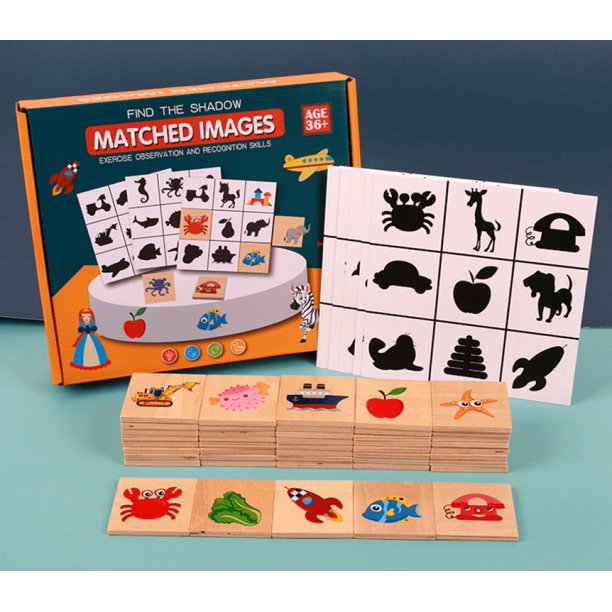 Shadow Matching Toys, Fruit Recognition Classifier, Puzzle Fine Motor