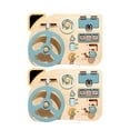 thumbnail image 1 of Children's Play Home Learning Driving Puzzle Toys, Montessori Early Educat D709, 1 of 8