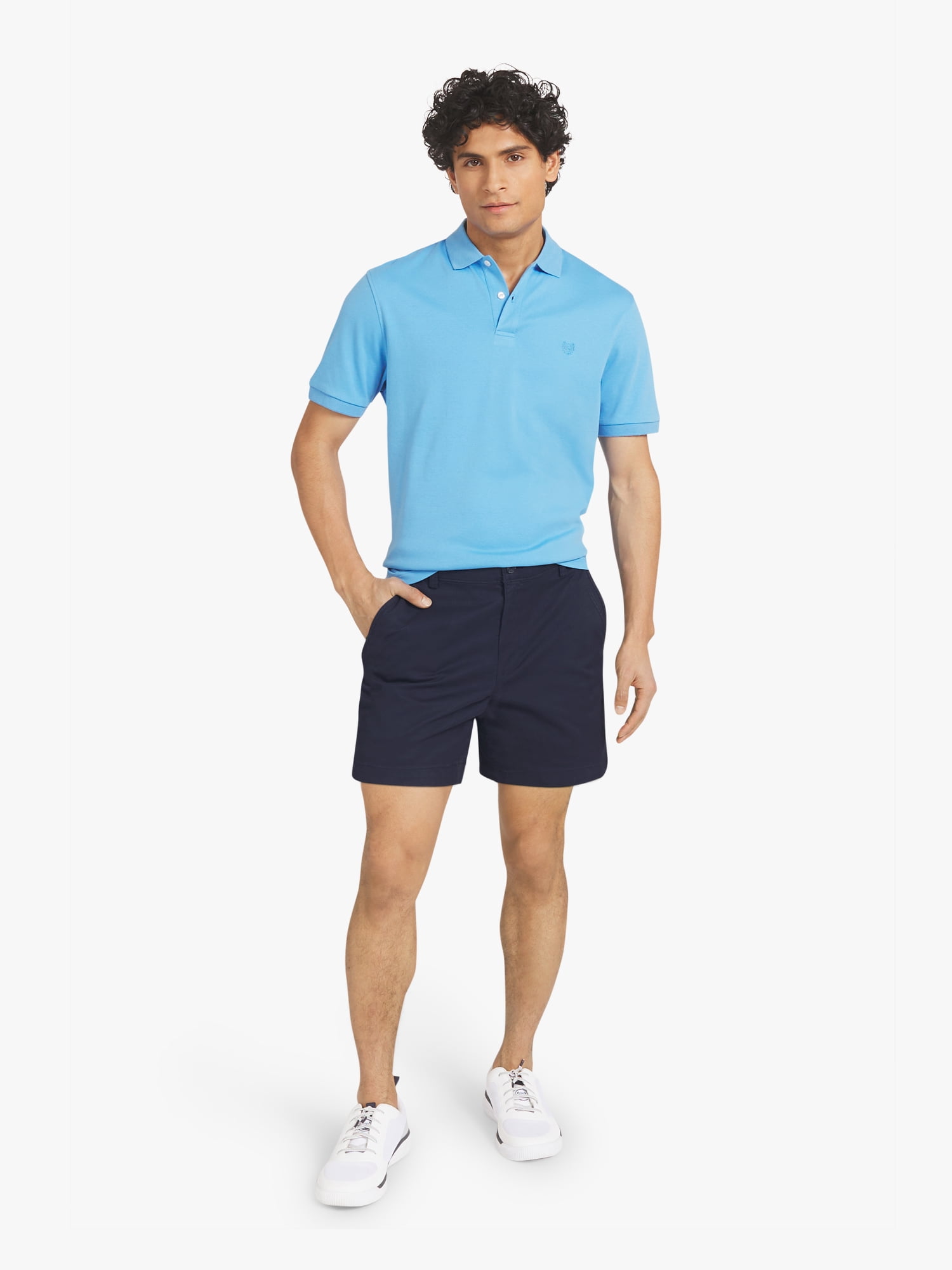 Chaps Men's & Big Men's Flat Front Shorts, Sizes 30-42, 5" Inseam