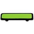 thumbnail image 1 of Hot Knobs HK5004-PB Black Border with Spring Green Rectangle Glass Cabinet Pull - Black Post, 1 of 1