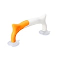 thumbnail image 2 of ziyahi Suction Cups Ruler Handle Durable for DIY Craft Tools Sewing Ruler Yellow White 18x7.8cm, 2 of 6