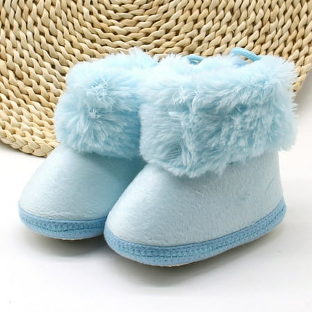 

〖Roliyen〗Toddler Shoes Baby Girls Boys Soft Booties Snow Boots Infant Toddler Newborn Warming Shoes