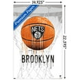 thumbnail image 3 of NBA Brooklyn Nets - Drip Basketball 21 Wall Poster, 14.725" x 22.375", 3 of 3