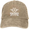 thumbnail image 1 of Cool Hat Ham Radio Operator Adjustable Vintage Cowboy Baseball Caps Women Men Gift Dad Hats, 1 of 6