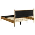 thumbnail image 3 of Pemberly Row 46" Wood Eastern King Panel Platform Bed in Light Brown/Gray, 3 of 10