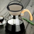 thumbnail image 4 of Cone Coffee Filter Reusable Filter Mesh With Handle Coffee Maker Tea Tool, 4 of 9